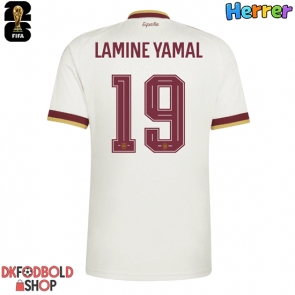Spanien Lamine Yamal #19 Udebanetrøje VM 2026 Kort ærmer
